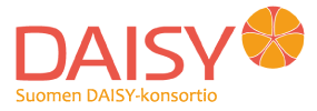 Suomen DAISY-konsortion logo.